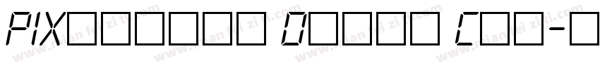 PIXymbols Digit Clo字体转换